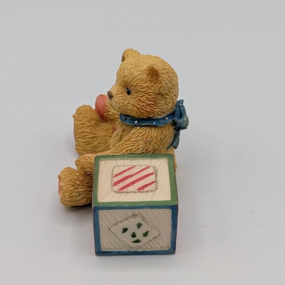Cherished Teddies Bear with ABC "R" Block (158488R) 1995 - Picture 6 of 10